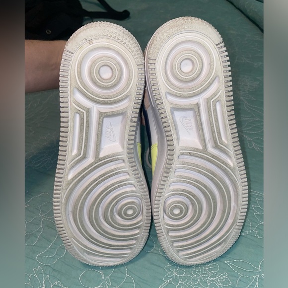 Nike Air Force 1 colorful lilac and in pink / AF1 sneakers womens 8.5 - Picture 6 of 10